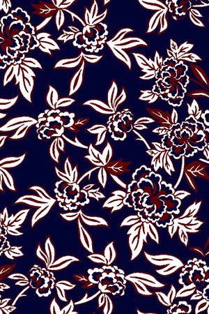 田园风印花华亿平台图片