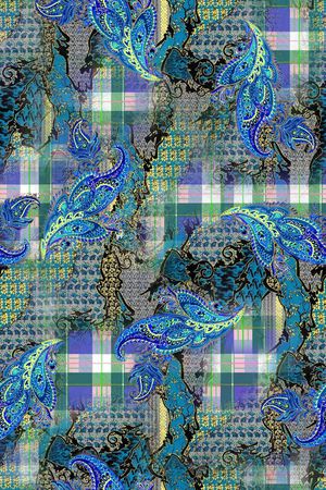 几何印花华亿平台图片