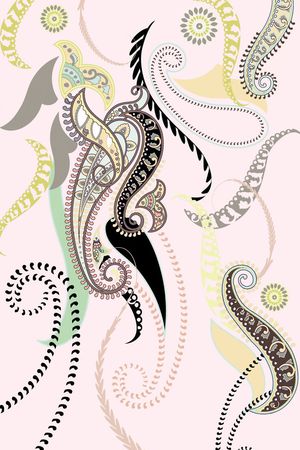 复古几何印花华亿平台图片