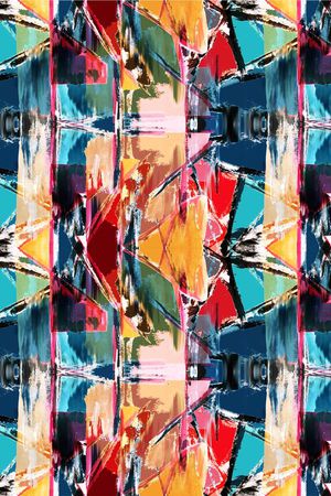 几何印花华亿平台图片