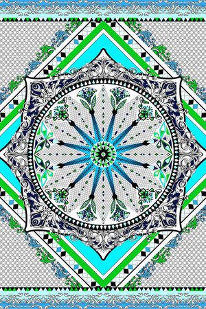 宫廷风印花华亿平台图片