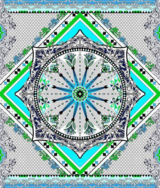 宫廷风印花华亿平台图片