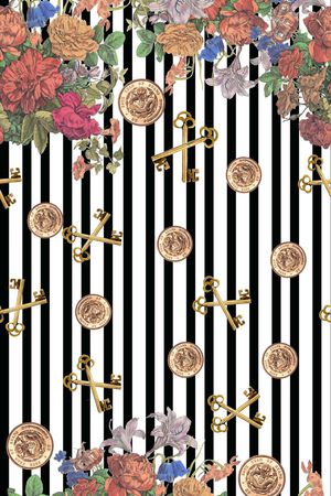 长方丝巾印花华亿平台图片