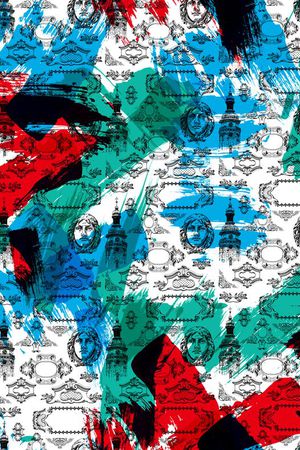 ♥红桃A〖复古时代〗印花华亿平台图片