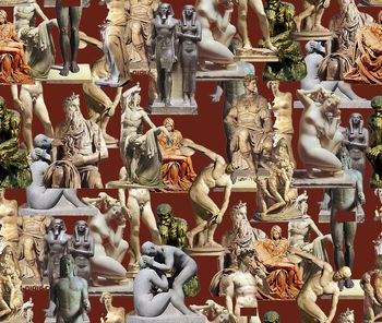 363523-复古文艺雕像男装华亿平台