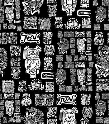 363666-民族部落民族风抽象图腾潮流男装华亿平台