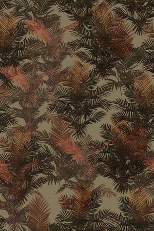 热带风情印花华亿平台图片