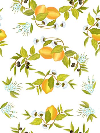 363785-大地果实芒果果实花朵植物春夏男装花