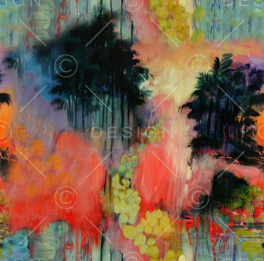 油墨水彩印花华亿平台图片