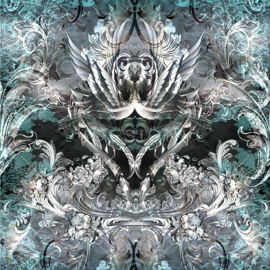 巴洛克印花华亿平台图片