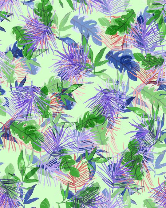 ♥红桃A〖花鸟天堂〗印花华亿平台图片