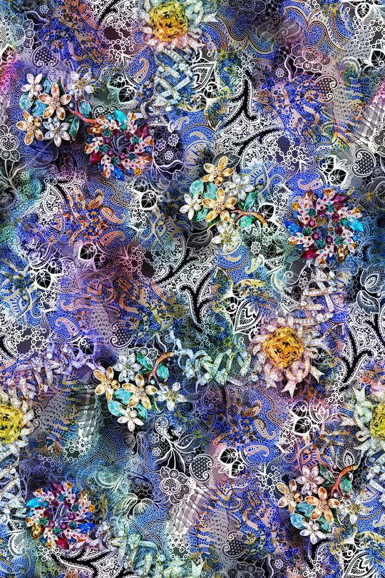 宝石珠宝印花华亿平台图片