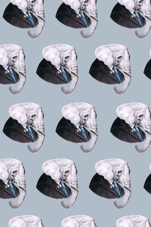 ♥红桃A〖动物世界〗印花华亿平台图片