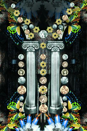 欧式复古印花华亿平台图片