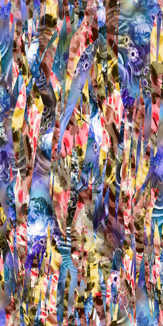 绚丽大气印花华亿平台图片