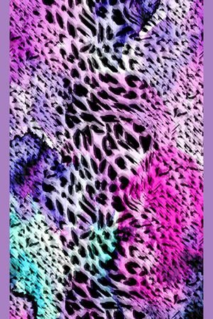 豹纹印花华亿平台图片