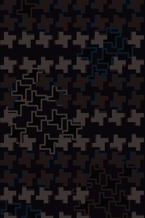 抽象几何印花华亿平台图片