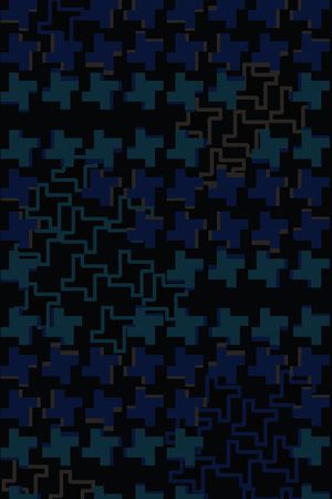 抽象几何印花华亿平台图片