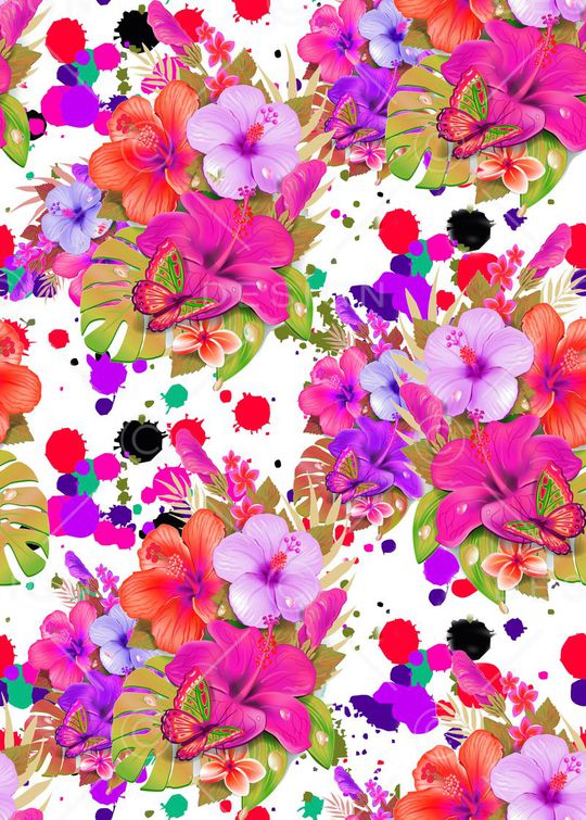 写意印花华亿平台图片