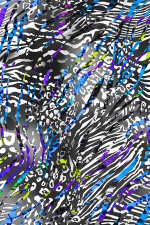 豹纹印花华亿平台图片