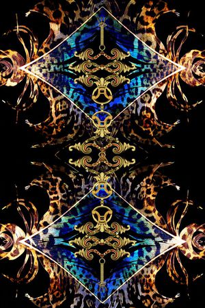 羽毛印花华亿平台图片