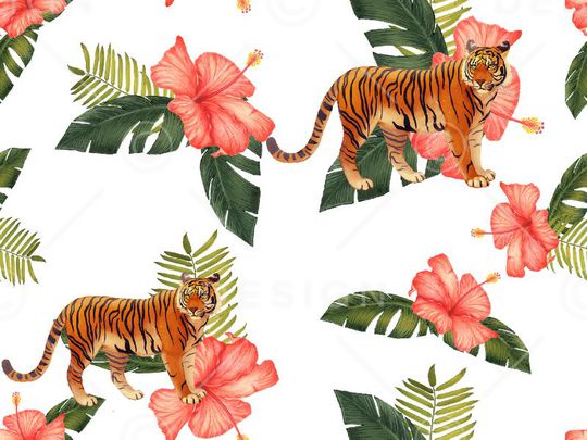 老虎印花华亿平台图片