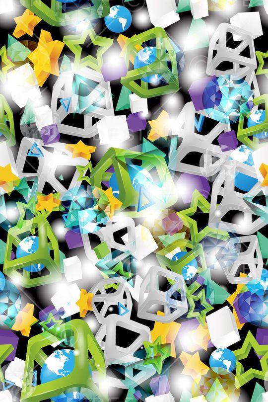 抽象印花华亿平台图片