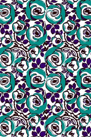 田园风印花华亿平台图片