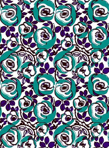 365549-传统印花花卉