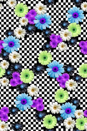 花卉植物印花华亿平台图片