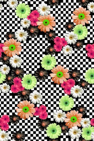 花卉植物印花华亿平台图片