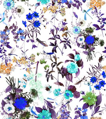 365806-花卉 昆虫花园-2