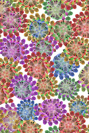 不规则几何印花华亿平台图片