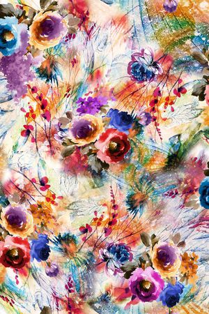 植物印花华亿平台图片