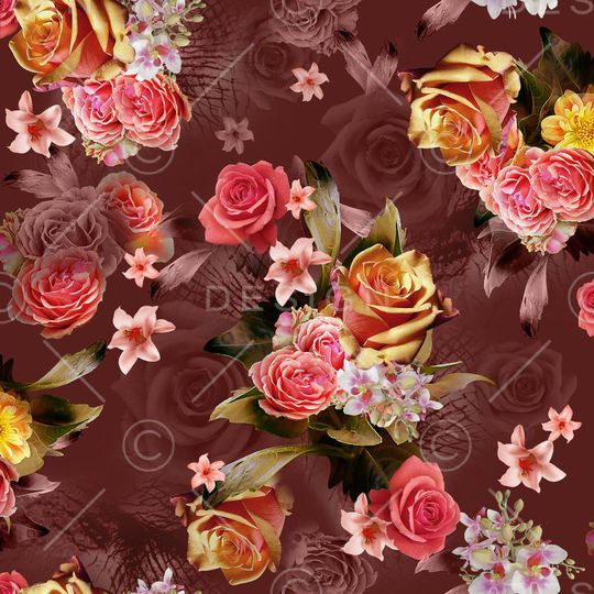 清新印花华亿平台图片