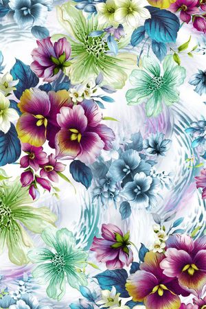 田园印花华亿平台图片