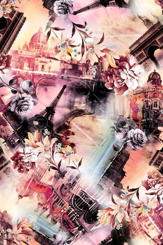 手绘印花华亿平台图片