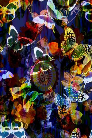 彩色印花华亿平台图片