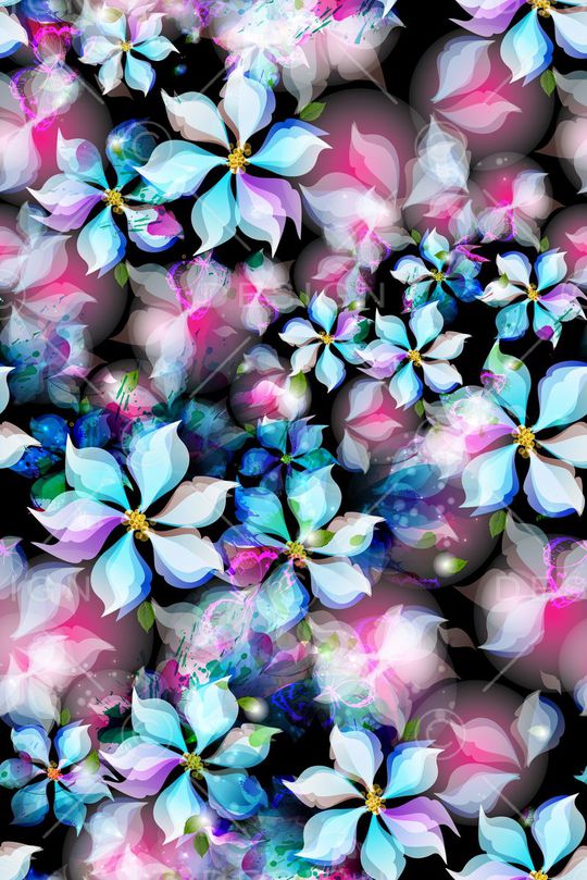 花鸟花卉印花华亿平台图片