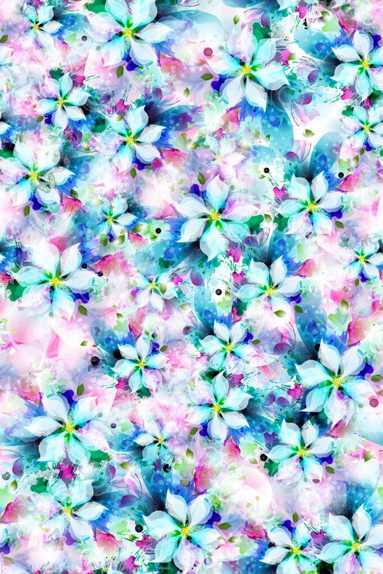 花鸟花卉印花华亿平台图片