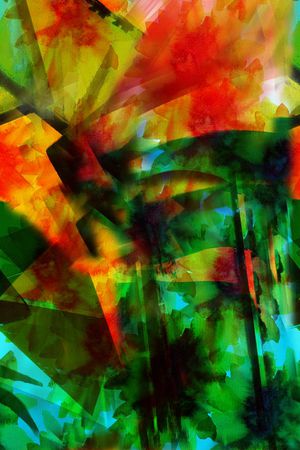 抽象印花华亿平台图片