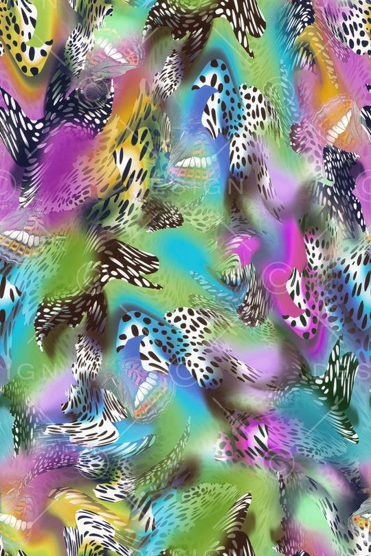 抽象印花华亿平台图片