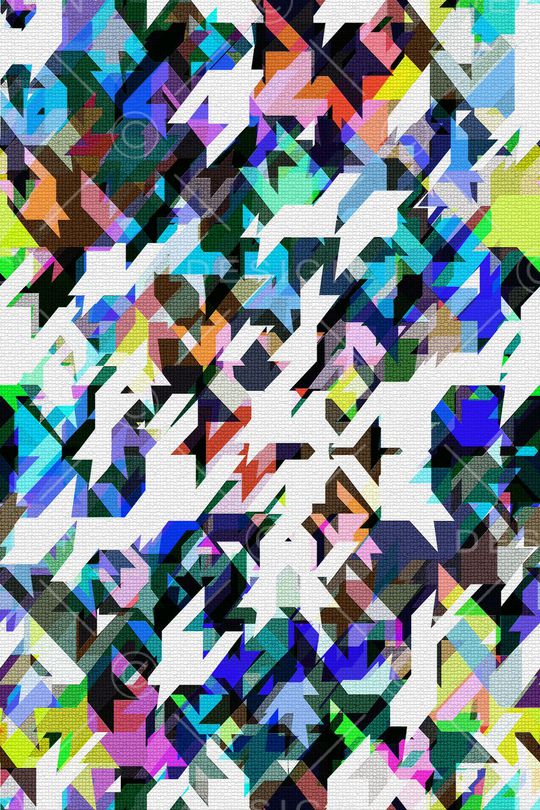 数码几何印花华亿平台图片