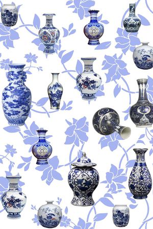 中国风印花华亿平台图片