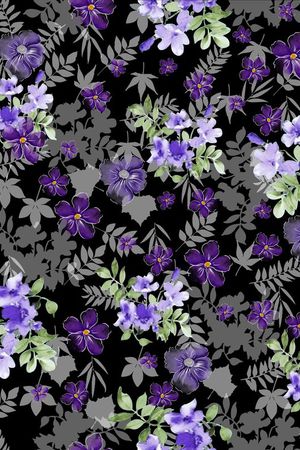 小碎花印花华亿平台图片