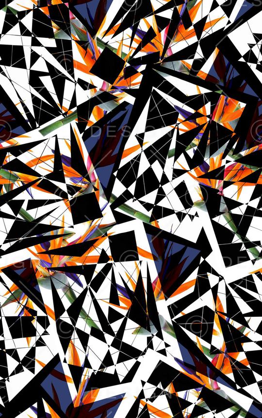 三角形印花华亿平台图片