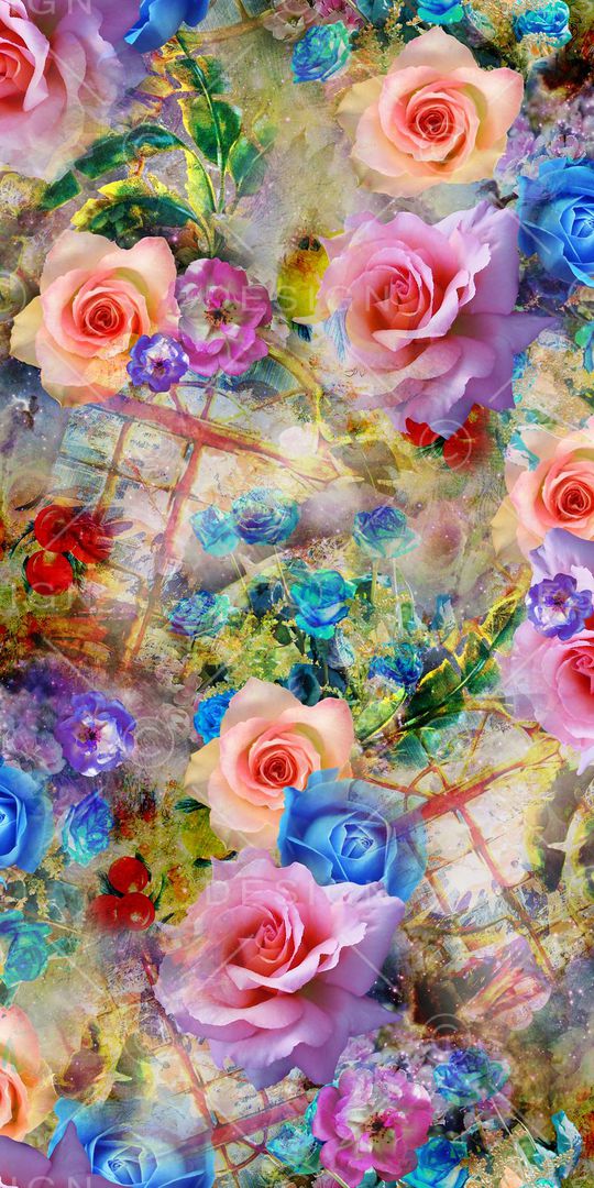 抽象印花华亿平台图片