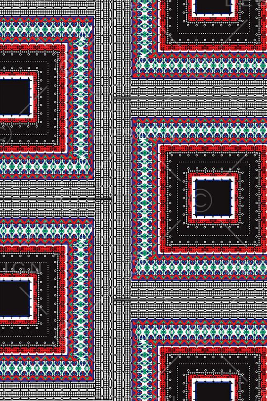 复古印花华亿平台图片