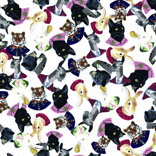 动物印花华亿平台图片