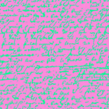 367509-黑白手写字母字体书法2